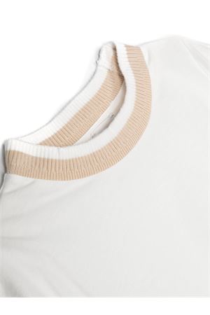 white cotton tshirt ELEVENTY KIDS | EU8P11Z1292101BG
